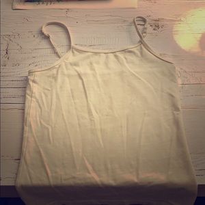 plain white tank top